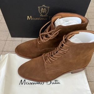 Massimo Dutti Brown Suede Women's Boot